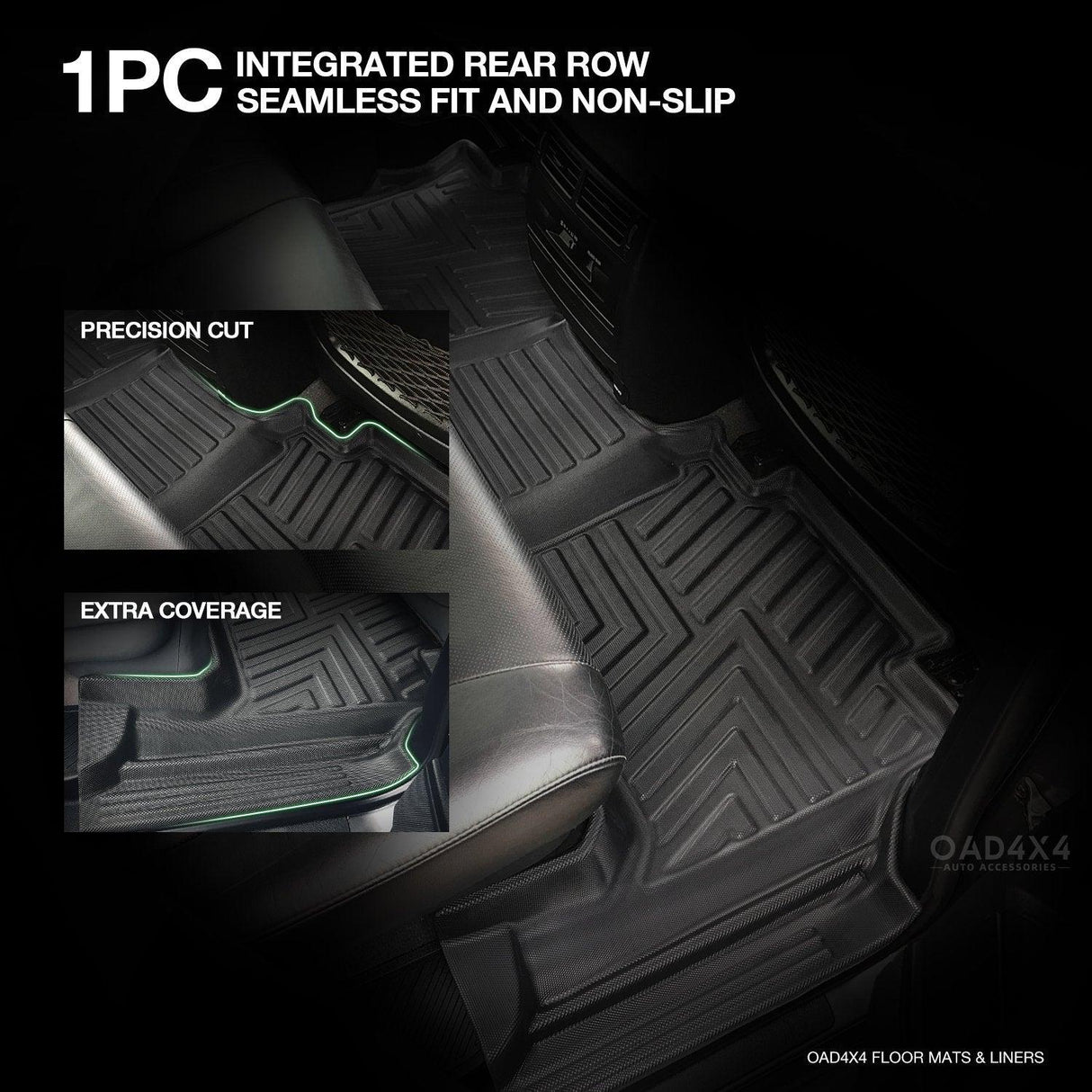 5D TPE Car Floor Mats for Toyota Landcruiser 200 2007-2012