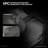 Floor Mats & Door Sill Protector for Toyota Hilux Manual Transmission Dual Cab 2015-Onwards