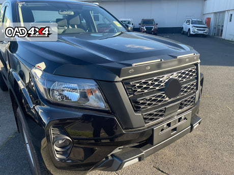 Bonnet Protector & Injection Weathershields for Nissan Navara NP300 D23 Dual Cab Dec/2020-2025 MY21+