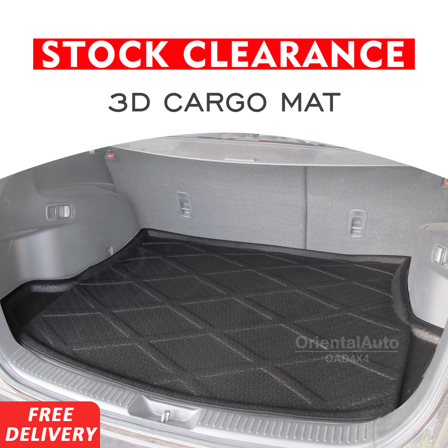 Stock Clearance| 3D BOOT Mat Liner Cargo Mat