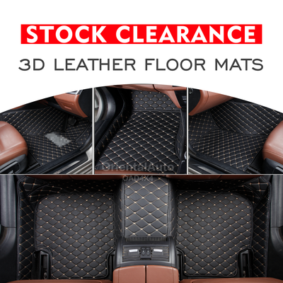 Stock Clearance| Custom Modeling 3D Leather  Floor Mats #PICK UP ONLY COST $29.99 !