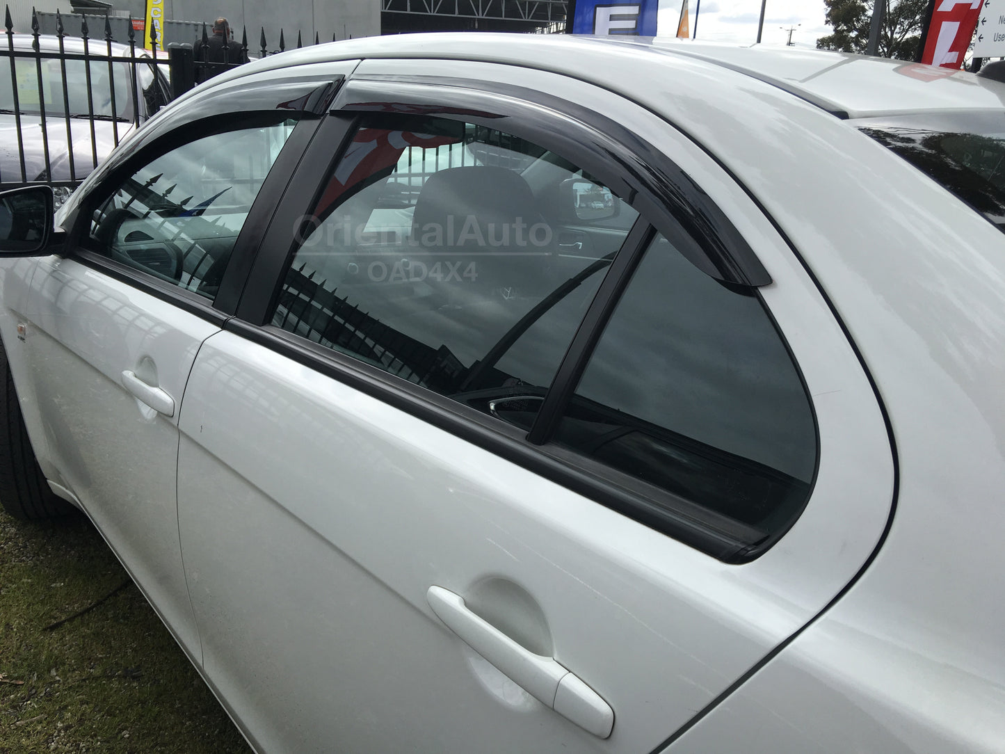Premium Weathershields Weather Shields Window Visor For Mitsubishi Lancer Sedan 2007+