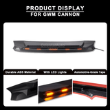 Bonnet Protector with LED Lights for GWM Cannon All Models