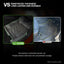 5D TPE Floor Mats & 3D Cargo Mat Boot Mat for GWM TANK 300 Door Sill Covered Floor Mat Liner Car Mats + Trunk Mat TANK300