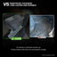 5D Floor Mats for Jeep Wrangler JK Series 2012-2018 Tailored TPE Door Sill Covered Floor Mat Liner