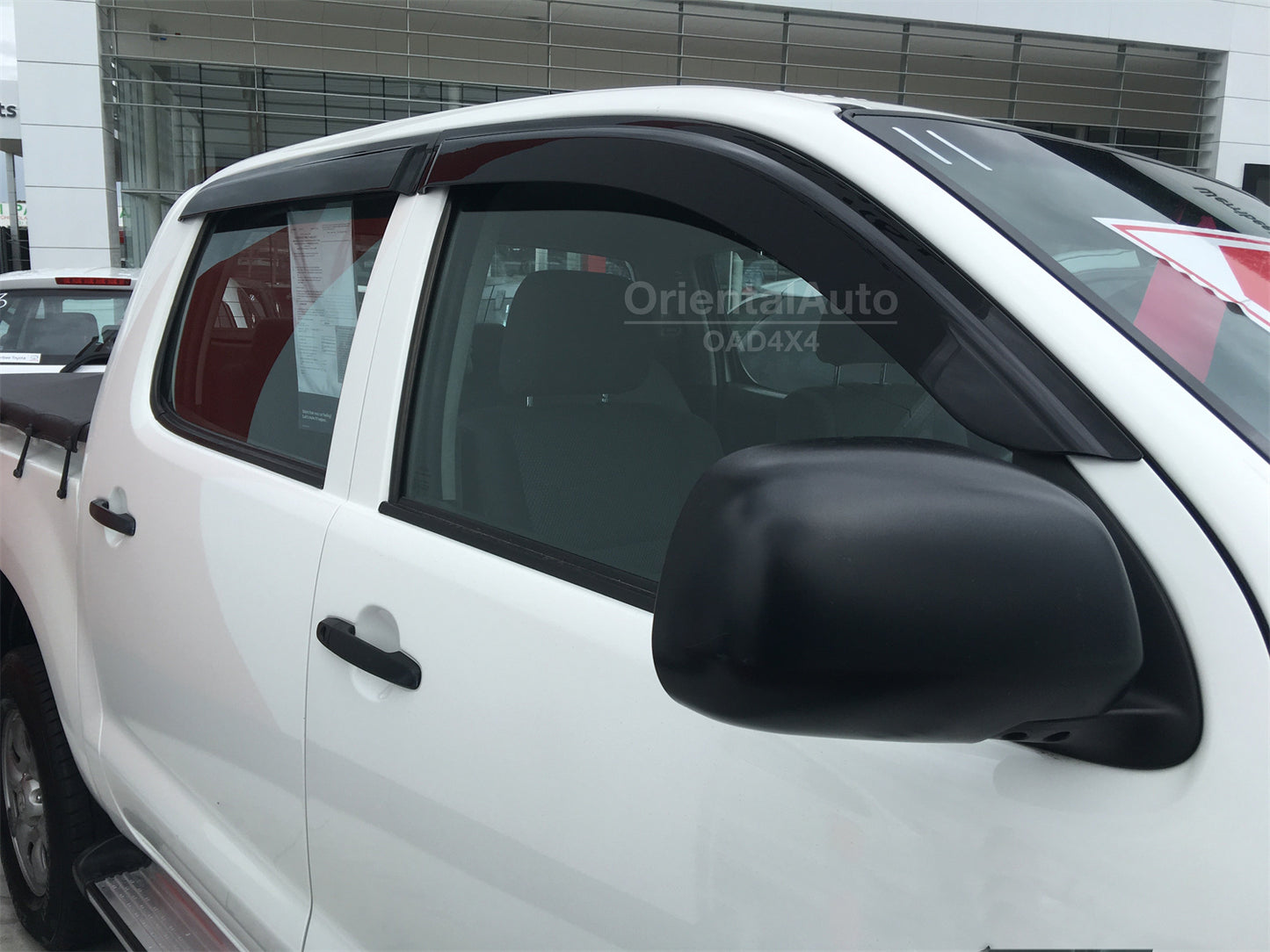 Injection Weathershields for Toyota Hilux Dual Cab 2005-2015 Weather Shields Window Visor