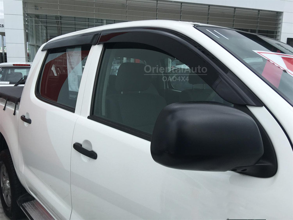 Injection Weather Shields for Toyota Hilux Dual Cab 2005-2015