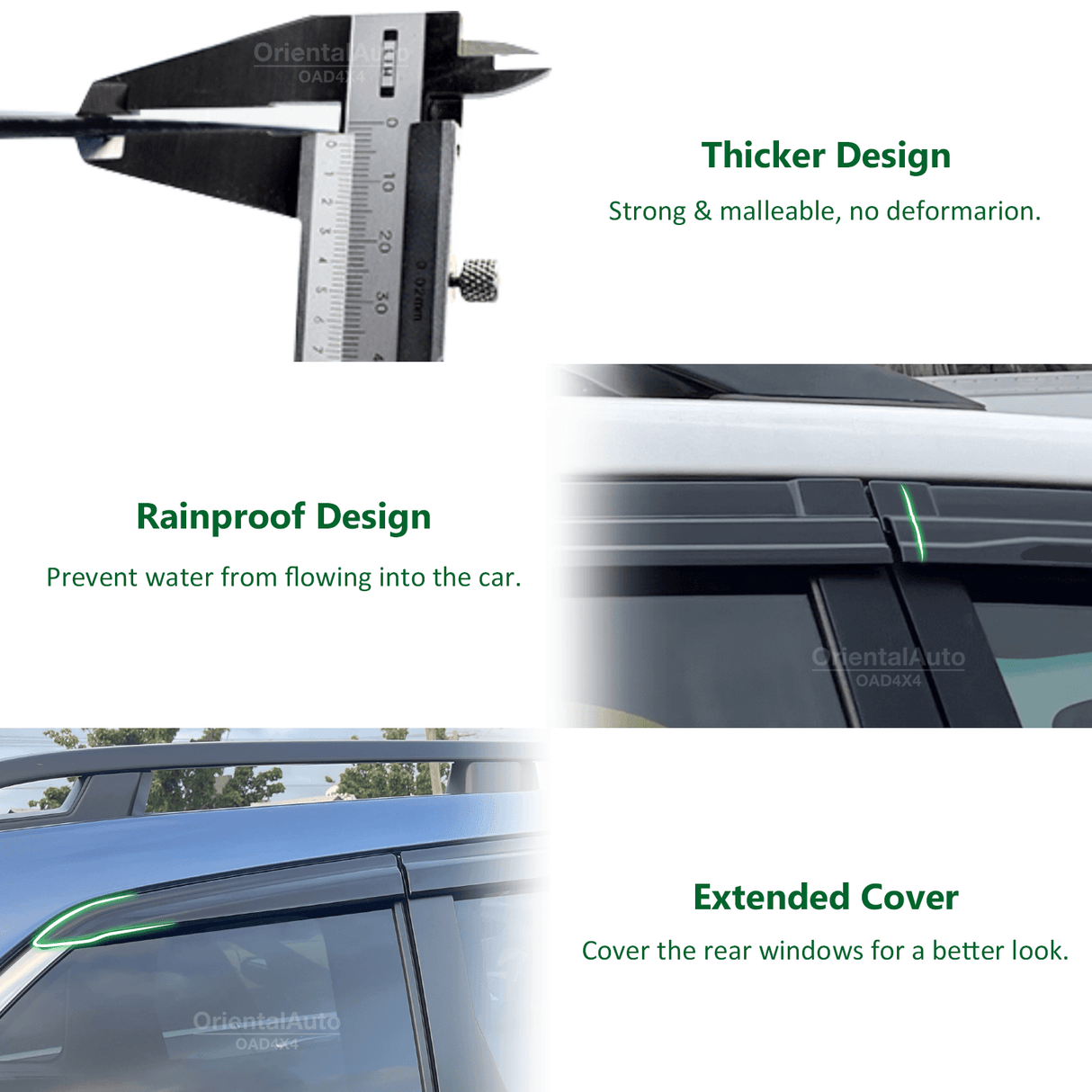 Bonnet Protector & Stainless Edge Weather Shield for Toyota Land Cruiser Prado 250 2024-Onwards