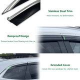 Stainless Edge Weather Shields for Haval Jolion 2021-2024 6PCS