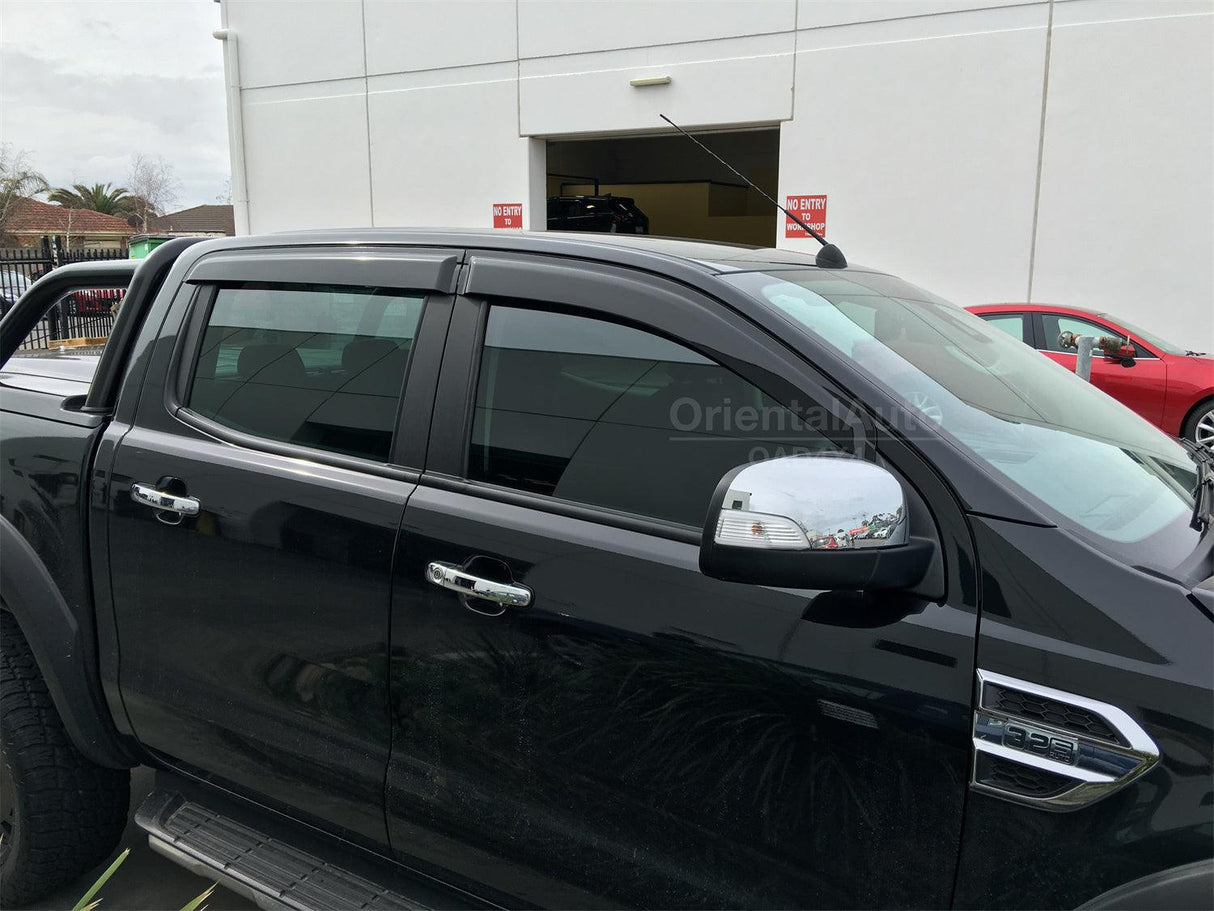 Weather Shields & Door Sill Protector for Ford Ranger Dual Cab 2011-2022