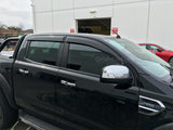 Weather Shields & Door Sill Protector for Ford Ranger Dual Cab 2011-2022