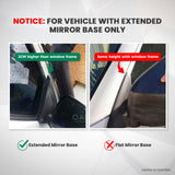 Bonnet Protector & Weather Shields for Mitsubishi Triton ML MN Single Cab 2006-2015 With Extended Mirror