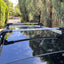 1 Pair Aluminum Silver Cross Bar Roof Racks Baggage Holder for Peugeot 4008 2012+ Clamp in Flush Rail