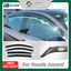 Premium Weathershields Weather Shields Window Visors for Honda Accord 9th 2013-2019