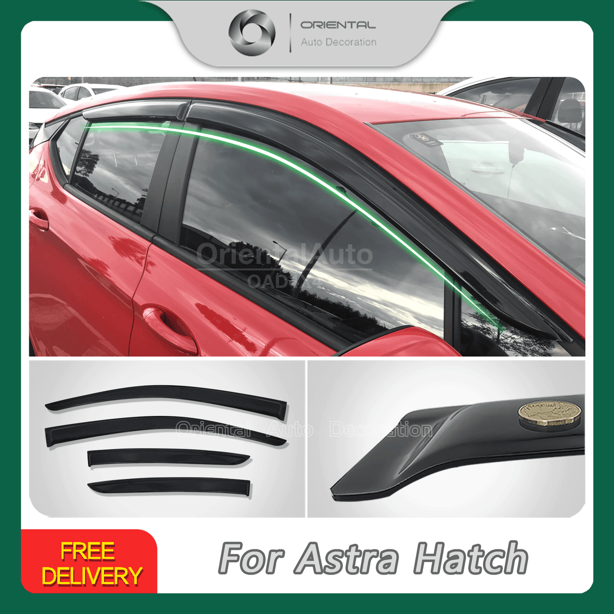 Weather Shields for Holden Astra Hatch 2016-2020