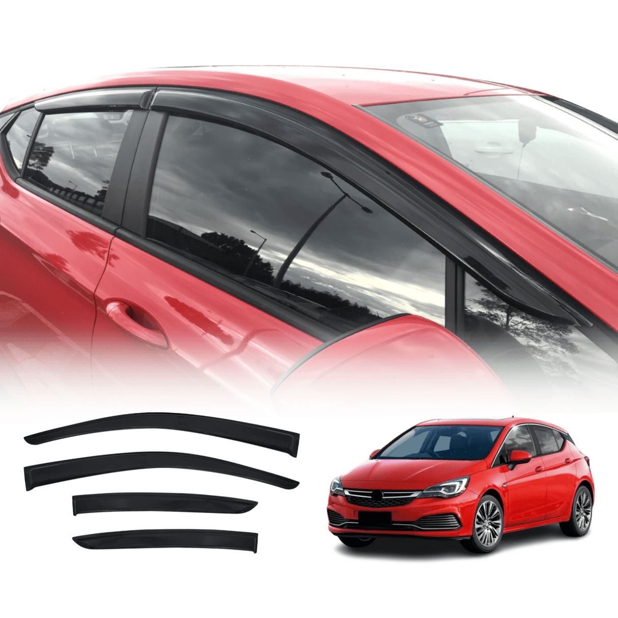 Weather Shields for Holden Astra Hatch 2016-2020