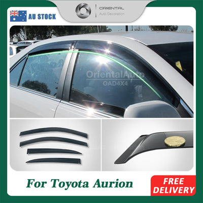 Premium Weathershields Weather Shields Window Visor For Toyota Aurion 2006-2011