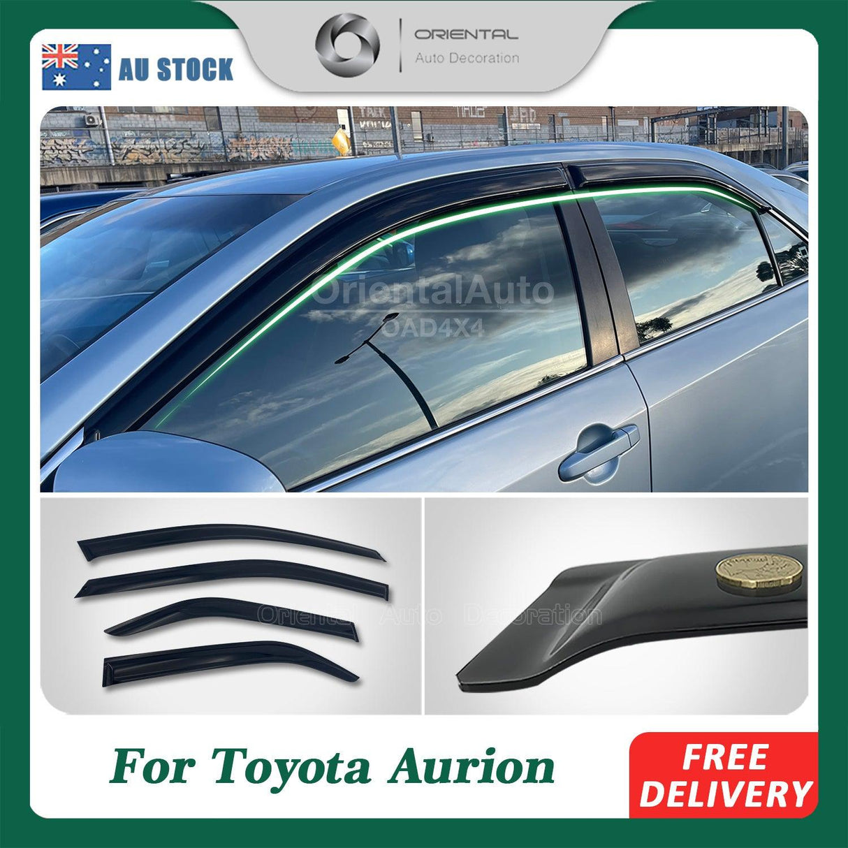 Weather Shields for Toyota Aurion 2012-2017