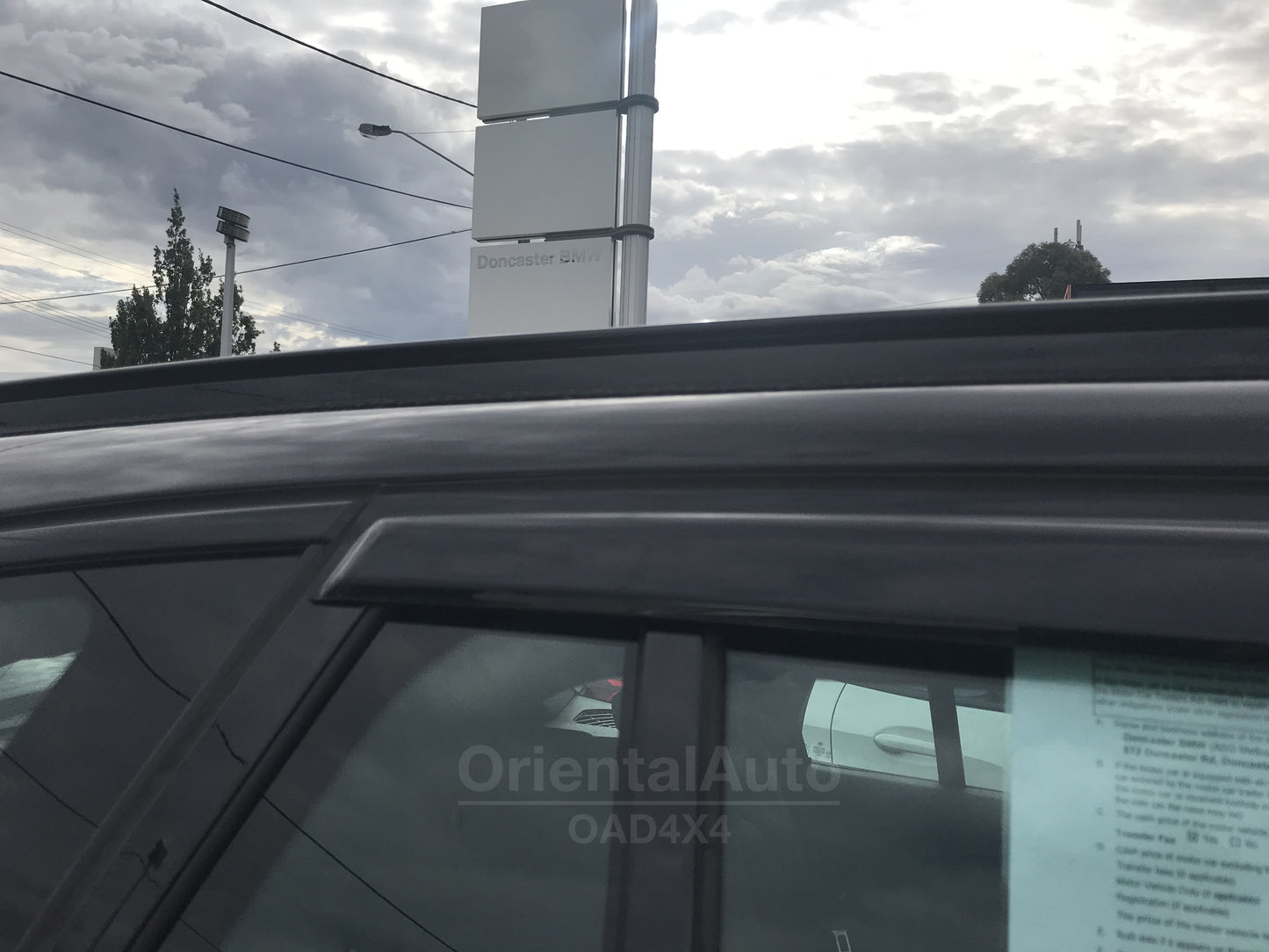 Luxury Weathershields Weather Shields Window Visor For BMW X5 G05 2018+