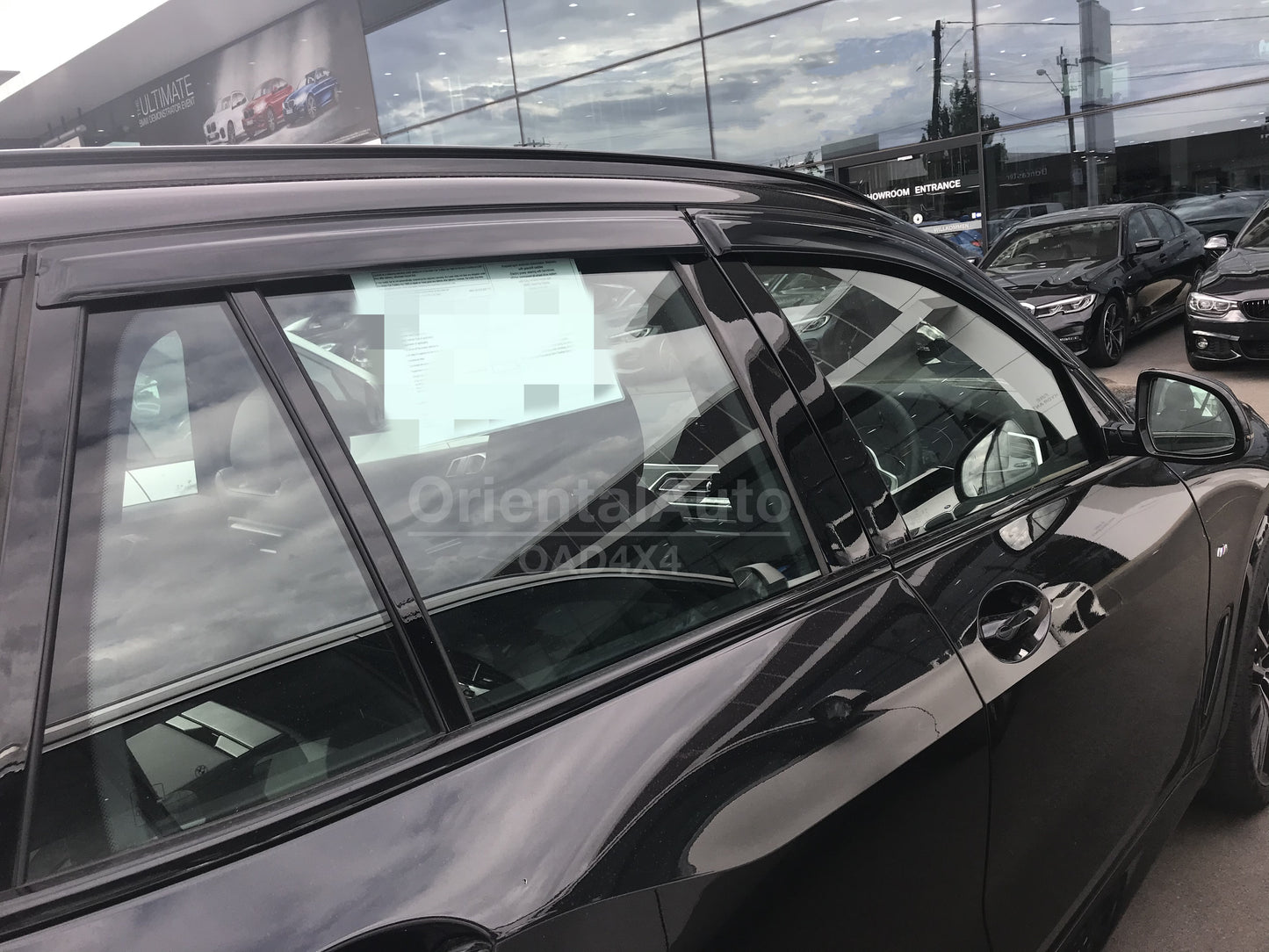 Luxury Weather Shields Weathershields Window Visor For BMW X5 M F95 2020+