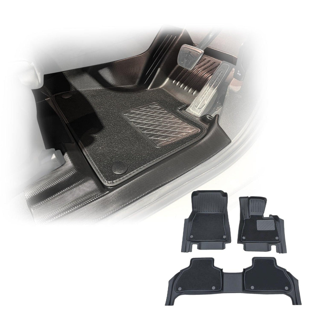 Pre-order 5D Double-Layer Car Floor Mats for BMW X5 G05 2018-Onwards