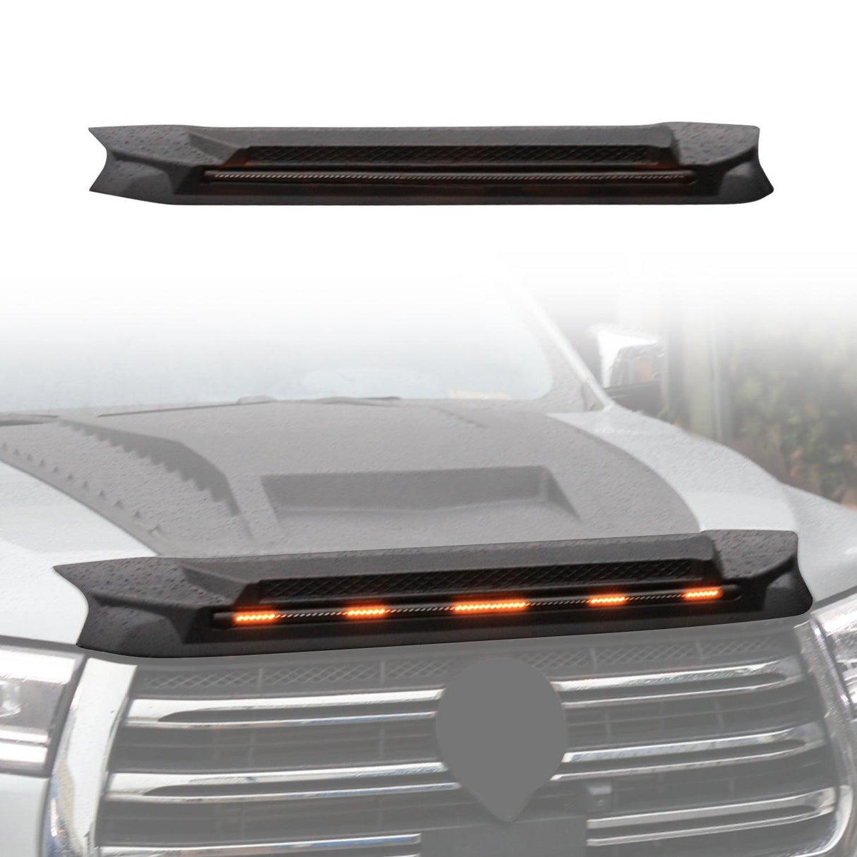 Bonnet Protector with LED Lights for GWM Cannon All Models