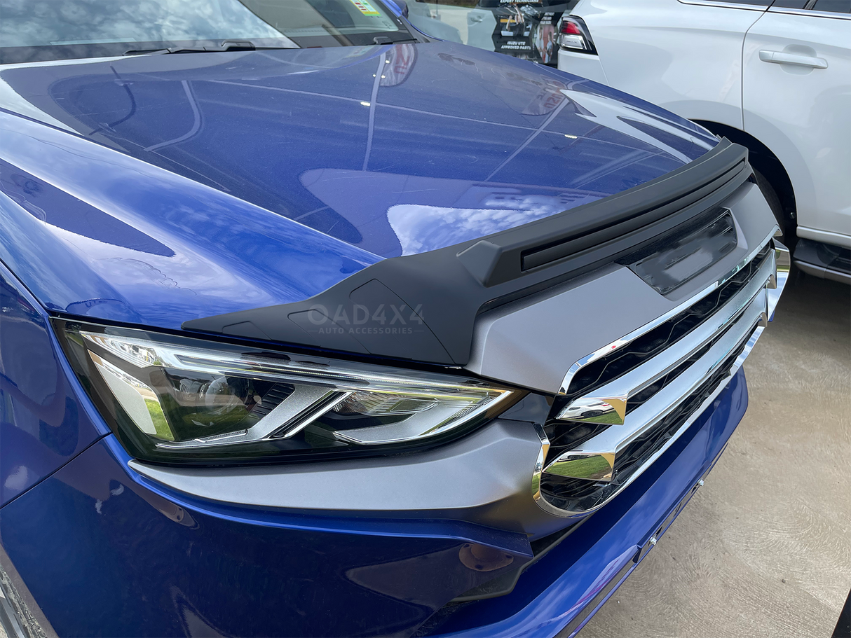 Bonnet Protector & Luxury Weather Shields for ISUZU DMAX D-MAX Single / Extra Cab 2020-Onwards