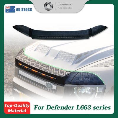 LED Light Bonnet Protector Hood Protector for Land Rover Defender L663 Series 2020-Onwards
