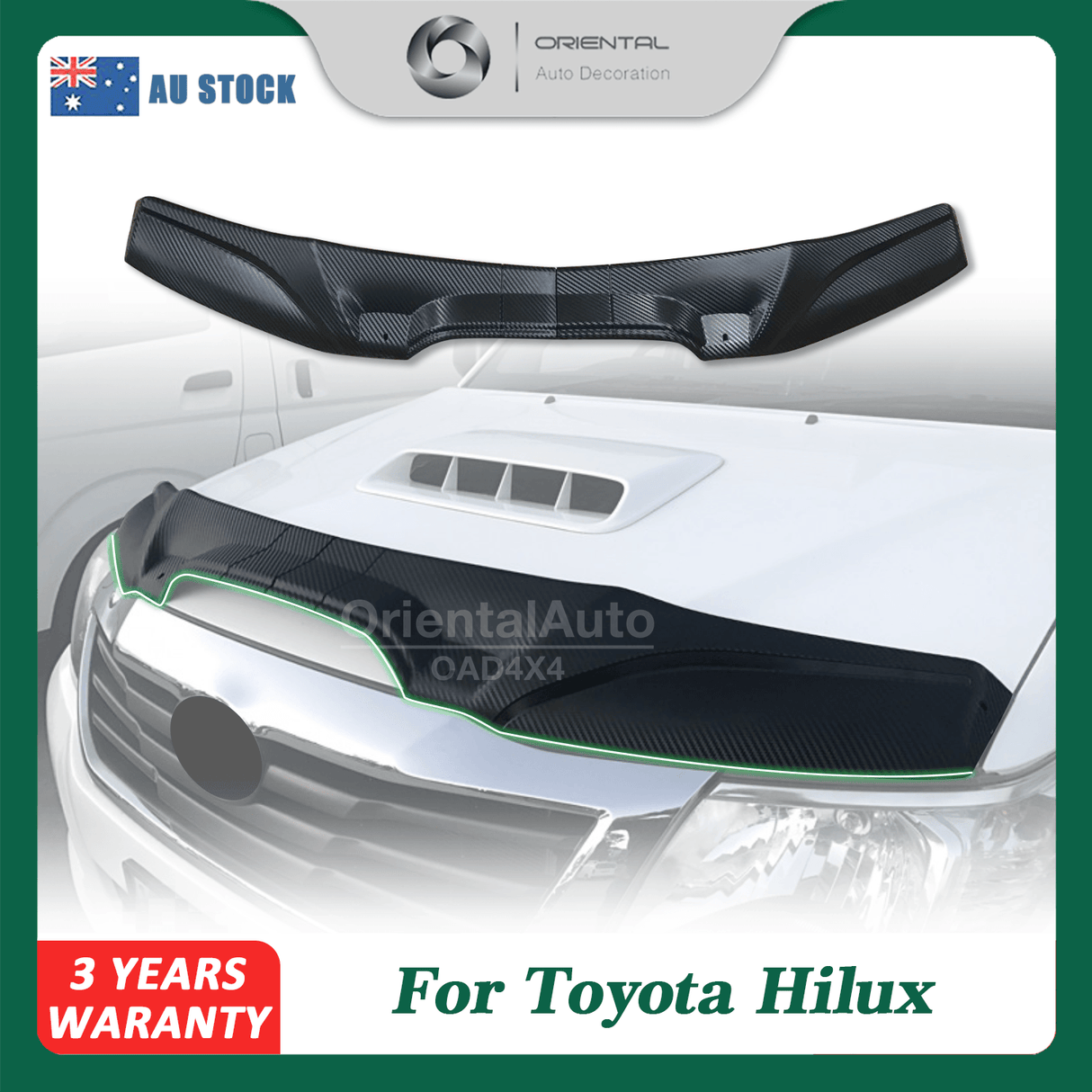 Bonnet Protector for Toyota Hilux 2011-2015