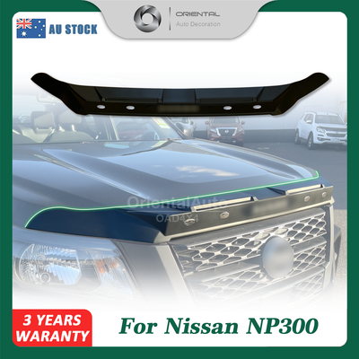 Injection Modeling Bonnet Protector for Navara NP300 D23 2020+ MY21 Hood Protector Bonnet Guard