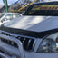 Injection 6pcs Weathershields & Bonnet Protector For Toyota Land Cruiser Prado 120 2003-2009 Weather Shields Window Visor + Hood Protector Bonnet Guard