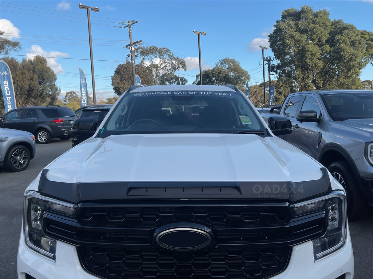 Bonnet Protector & Luxury Weather Shields for Ford Ranger Extra Cab Next-Gen 2022-Onwards