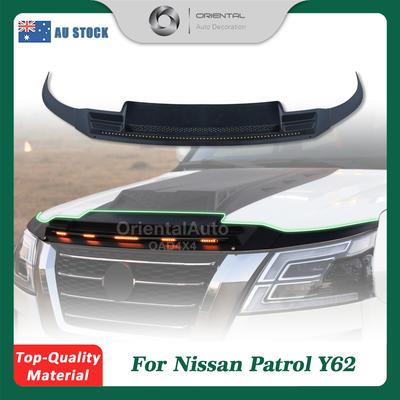 LED Light Bonnet Protector Hood Protector for Nissan Patrol Y62 Series 2019+