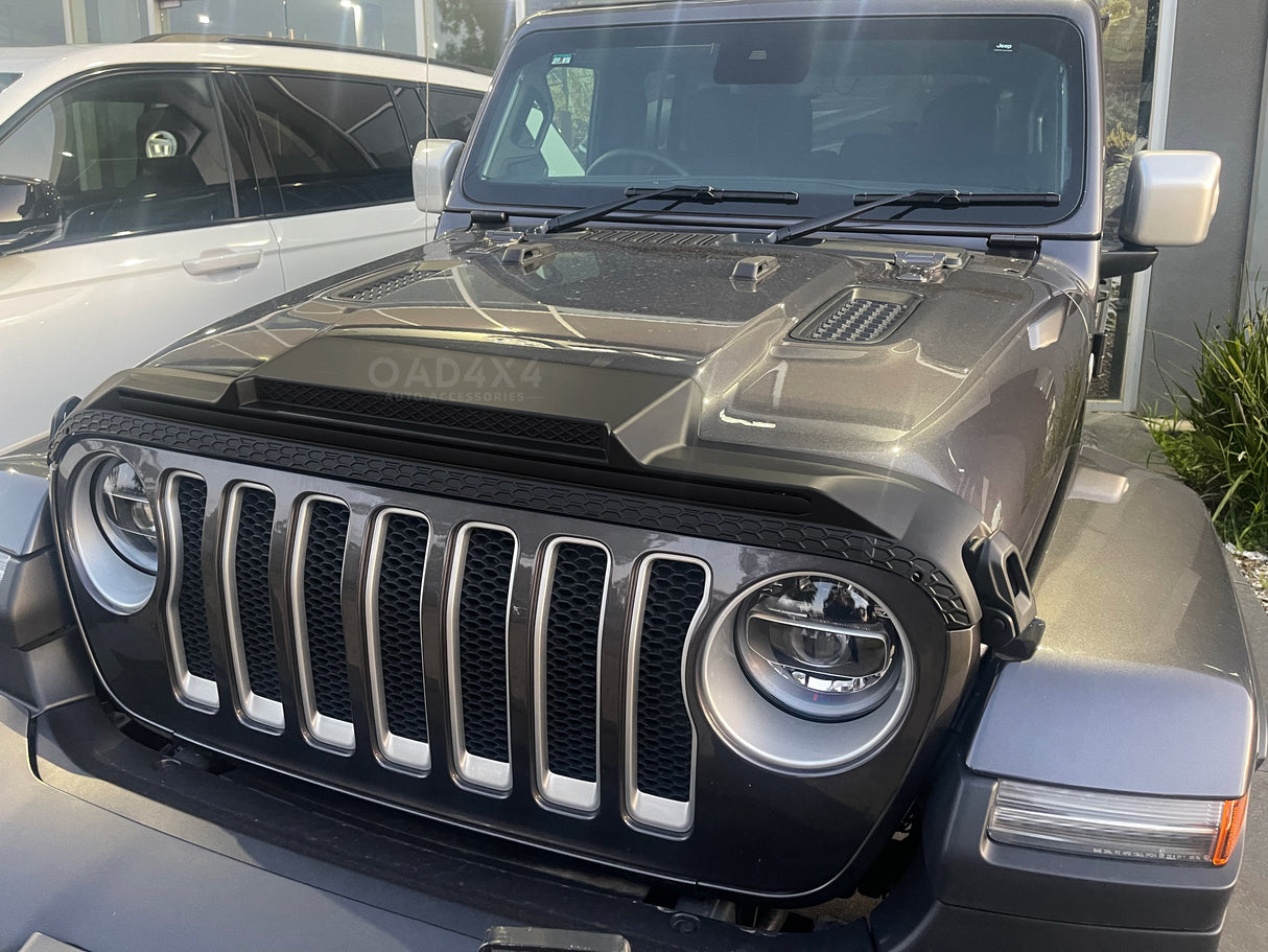 Bonnet Protector & Widened Luxury Weathershield for Jeep Wrangler JL Series 2018-Onwards 6PCS