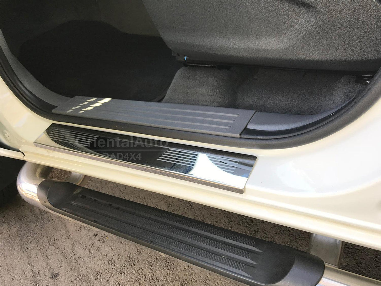 Weather Shields & Door Sill Protector for Mazda BT-50 BT50 Dual Cab 2011-2020