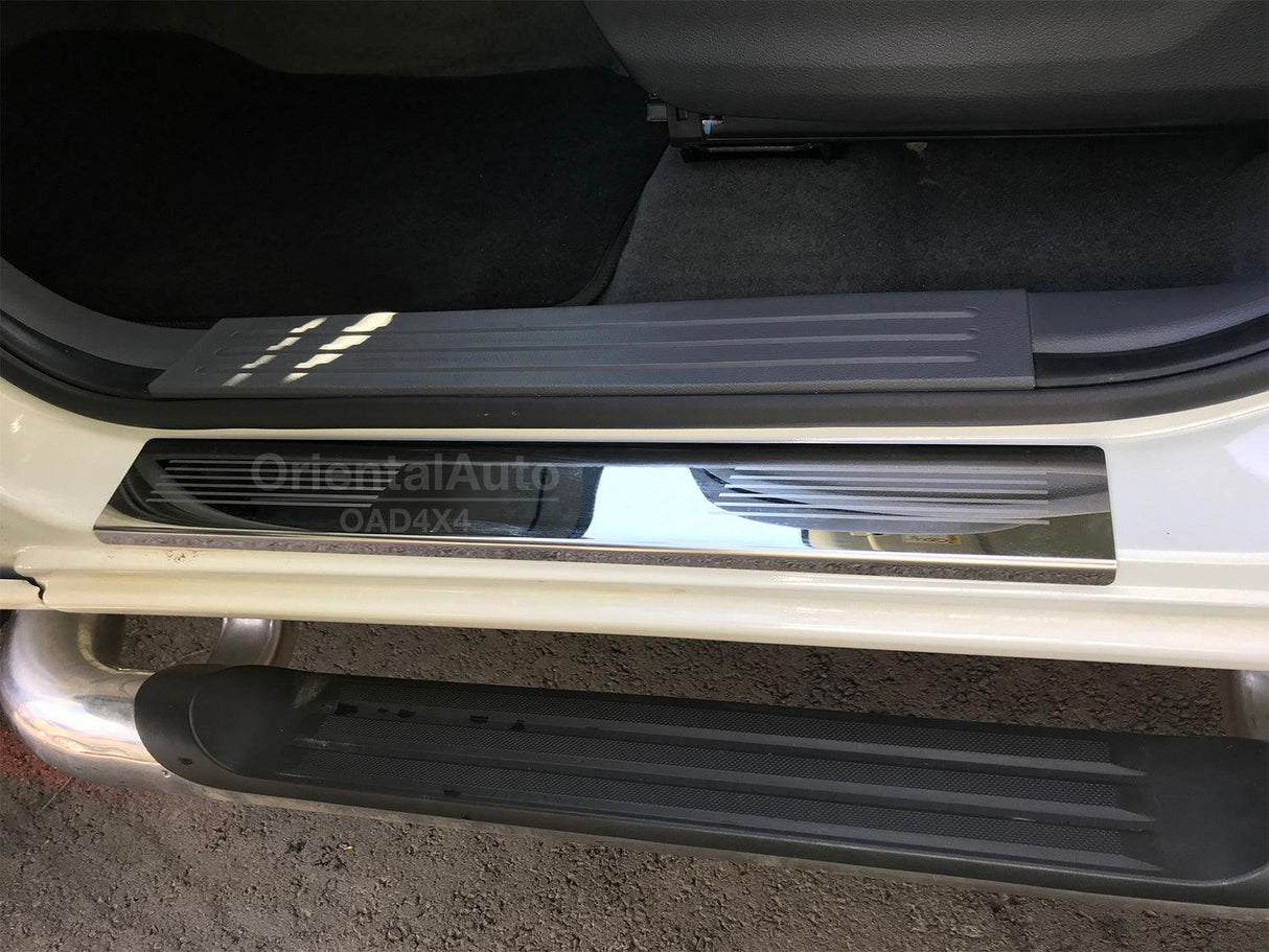 Weather Shields & Door Sill Protector for Mazda BT-50 BT50 Dual Cab 2011-2020