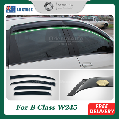 Premium Weathershields Weather Shields Window Visor For Mercedes-Benz B class W245 2005-2012