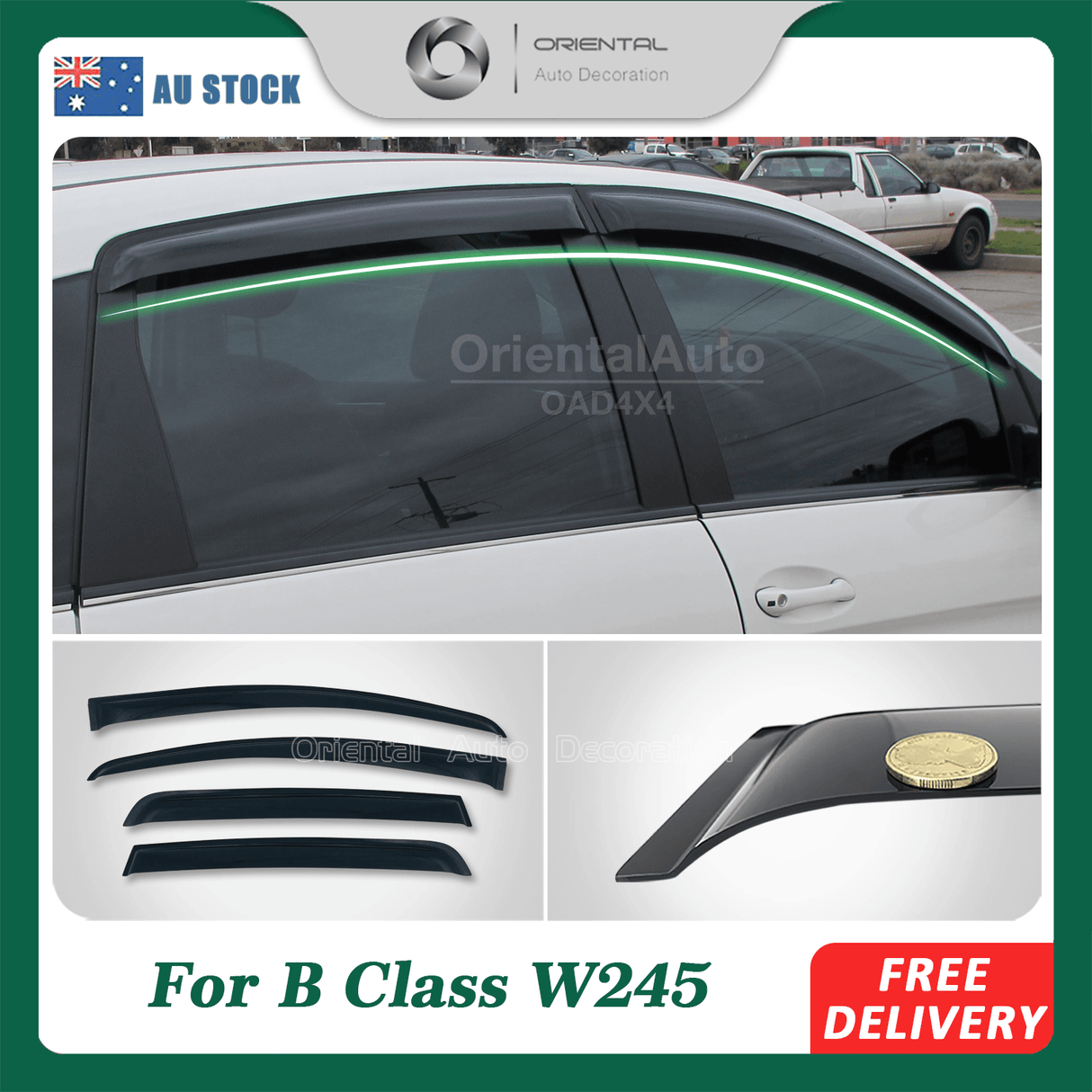 Weather Shields for Mercedes-Benz B-Class W245 2005-2012