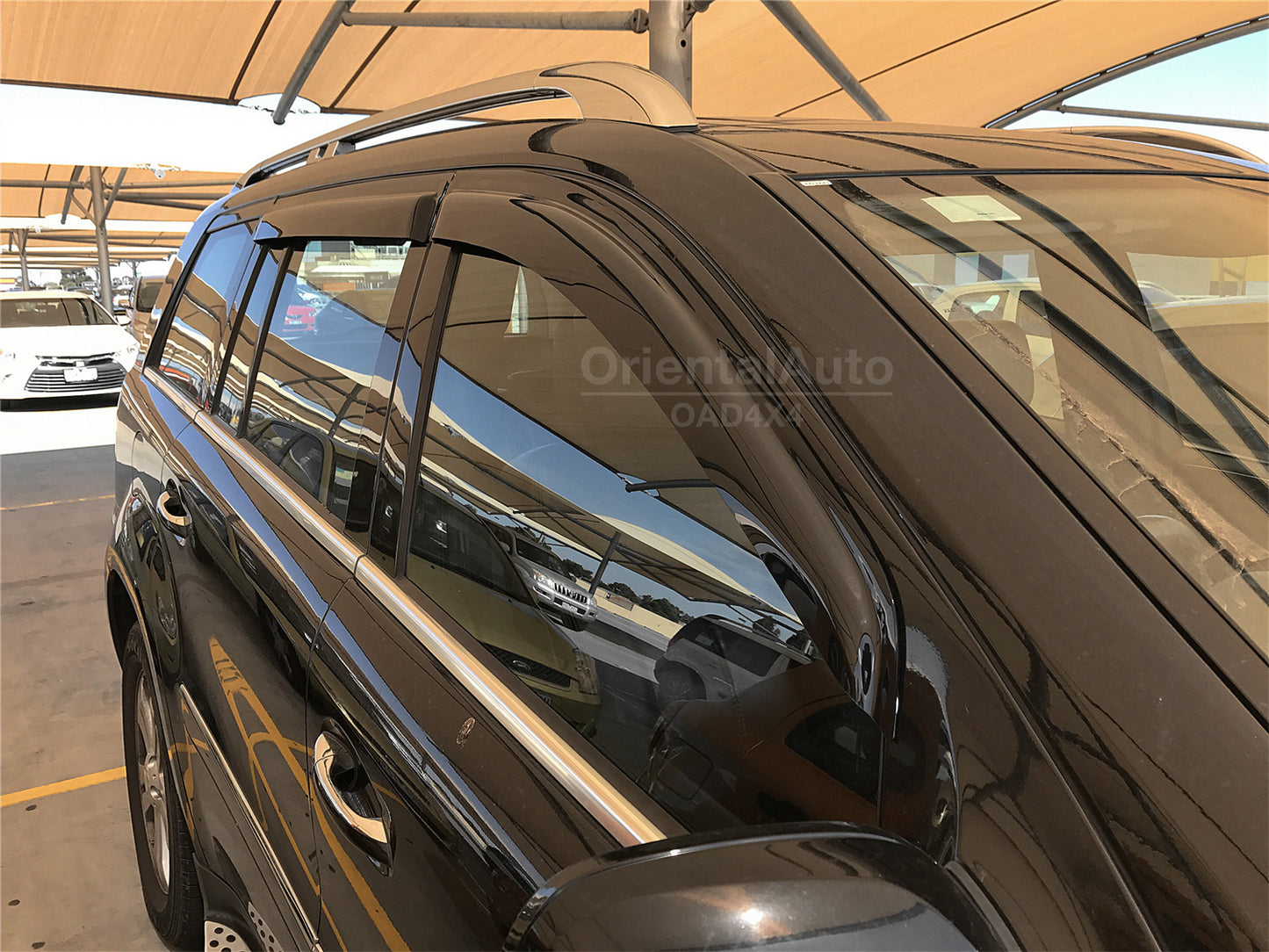 Premium Weathershields For Mercedes-Benz GL Class X164 2006-2012 4PCS Weather Shields Window Visor