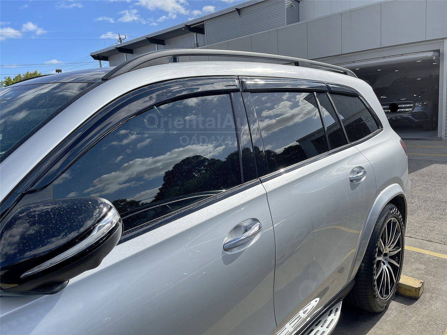 Luxury 6pcs Weathershields for Mercedes-Benz GLS Class X167 2019-Onwards Weather Shields Window Visors