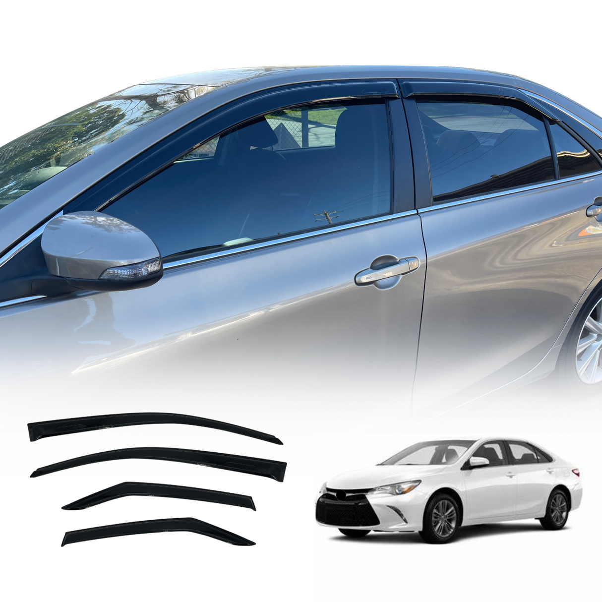 Weather Shields for Toyota Camry 2015-2017