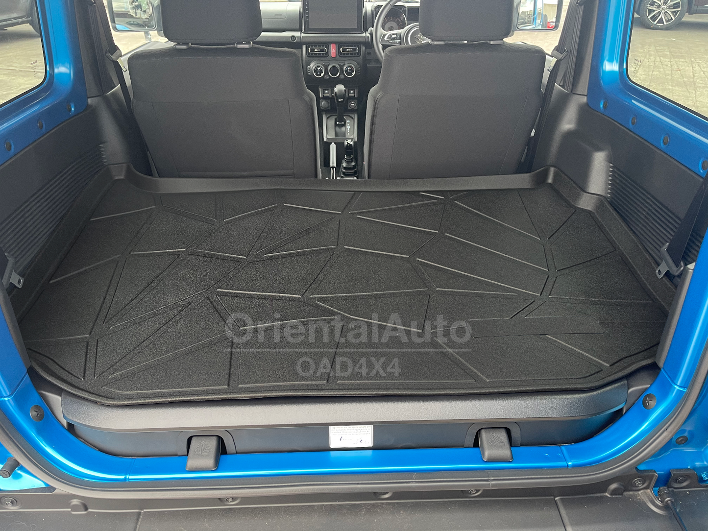 OAD 2 Rows 5D TPE Floor mats & Cargo Mat for Suzuki Jimny 3 Doors Auto Transmission 2018+ Door Sill Covered Floor Mat + Boot Mat Liner