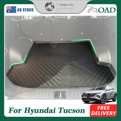 3D TPE Boot Mat for Hyundai Tucson 2021-Onwards Cargo Mat Trunk Mat Boot Liner