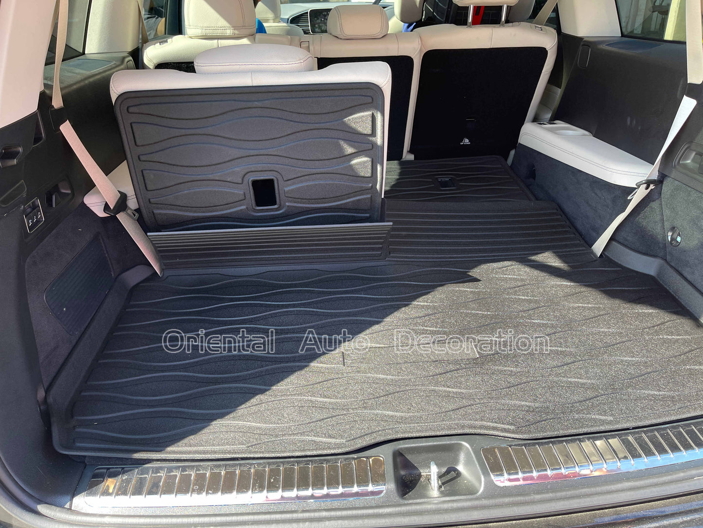 3D TPE Detachable 3PCS Cargo Mat for Mercedes-Benz GLS-Class X167 2019-Onwards Boot Mat Boot Liner