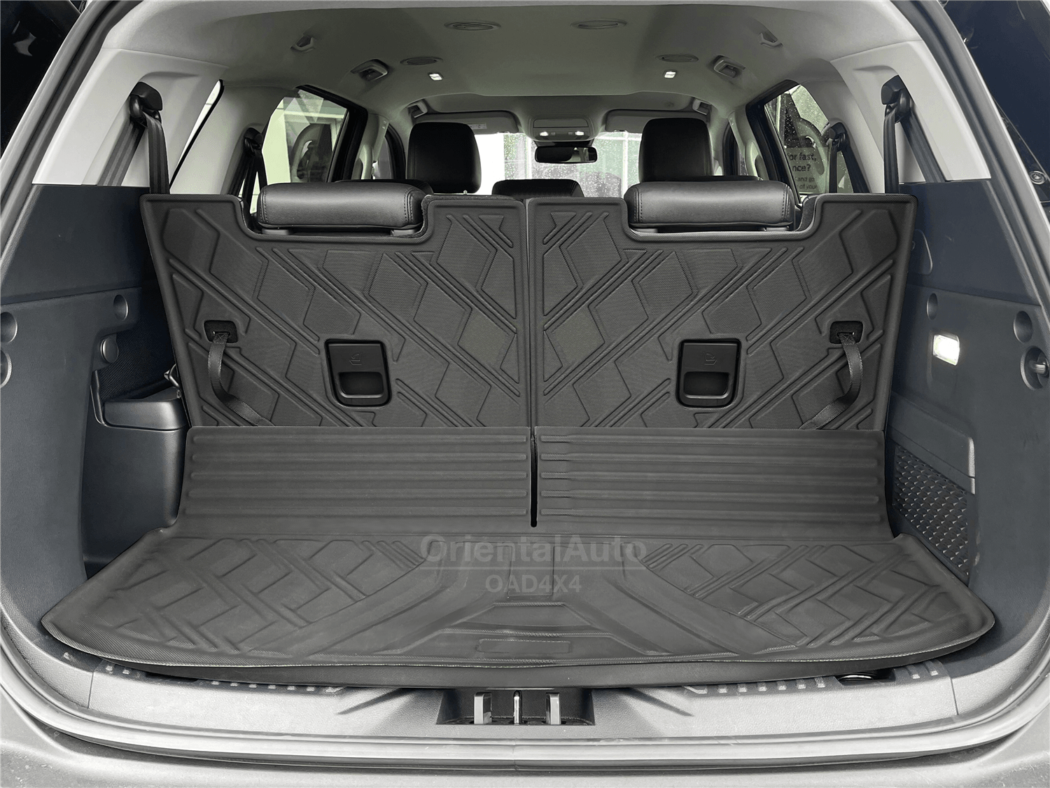 3D TPE 3pcs Detachable Boot Mat for Ford Everest Next Gen 7 Seater 2022 Trunk Mat Boot Liner