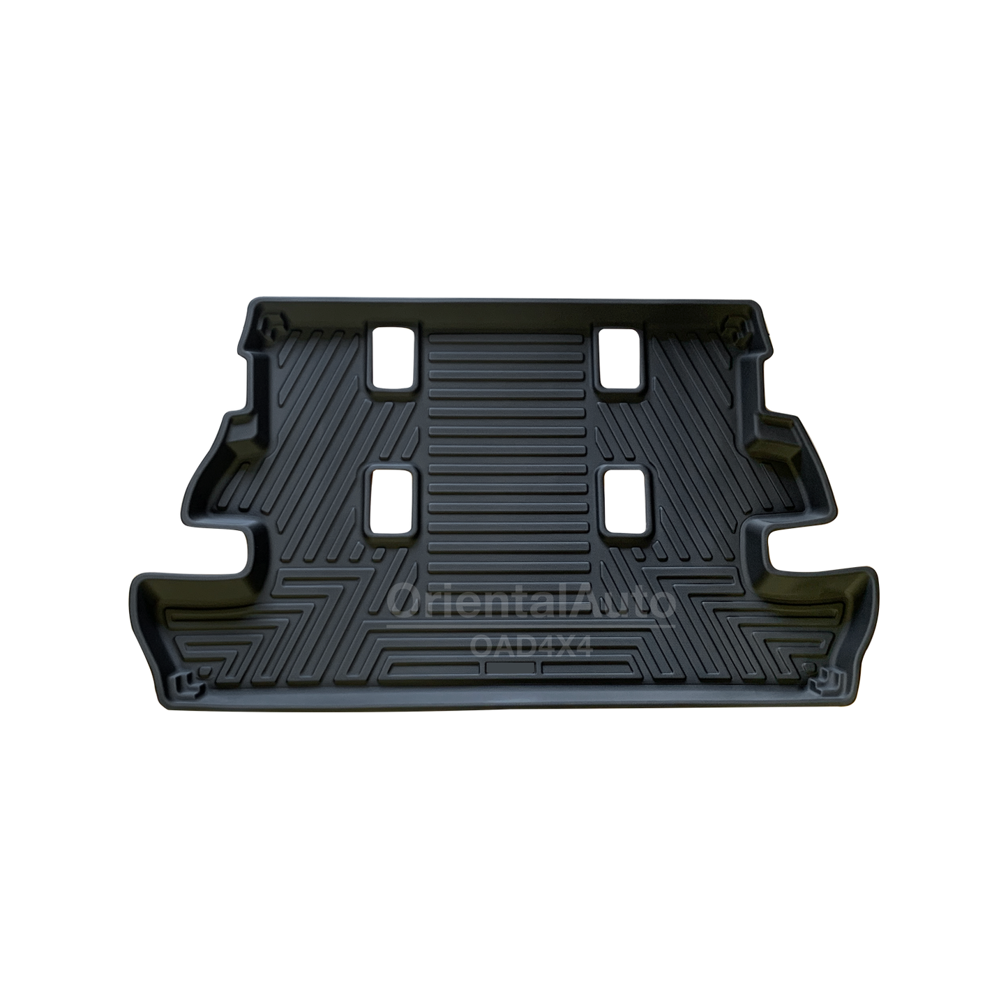 OAD 3 Rows  Floor Mats & 3D Cargo Mat Boot Mat for Lexus LX570 2008-2012 Tailored TPE 5D Door Sill Covered Floor Mat Liner