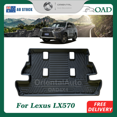 OAD 3D TPE Boot Mat for Lexus LX570 2008-2021 Cargo Mat Trunk Mat Boot Liner