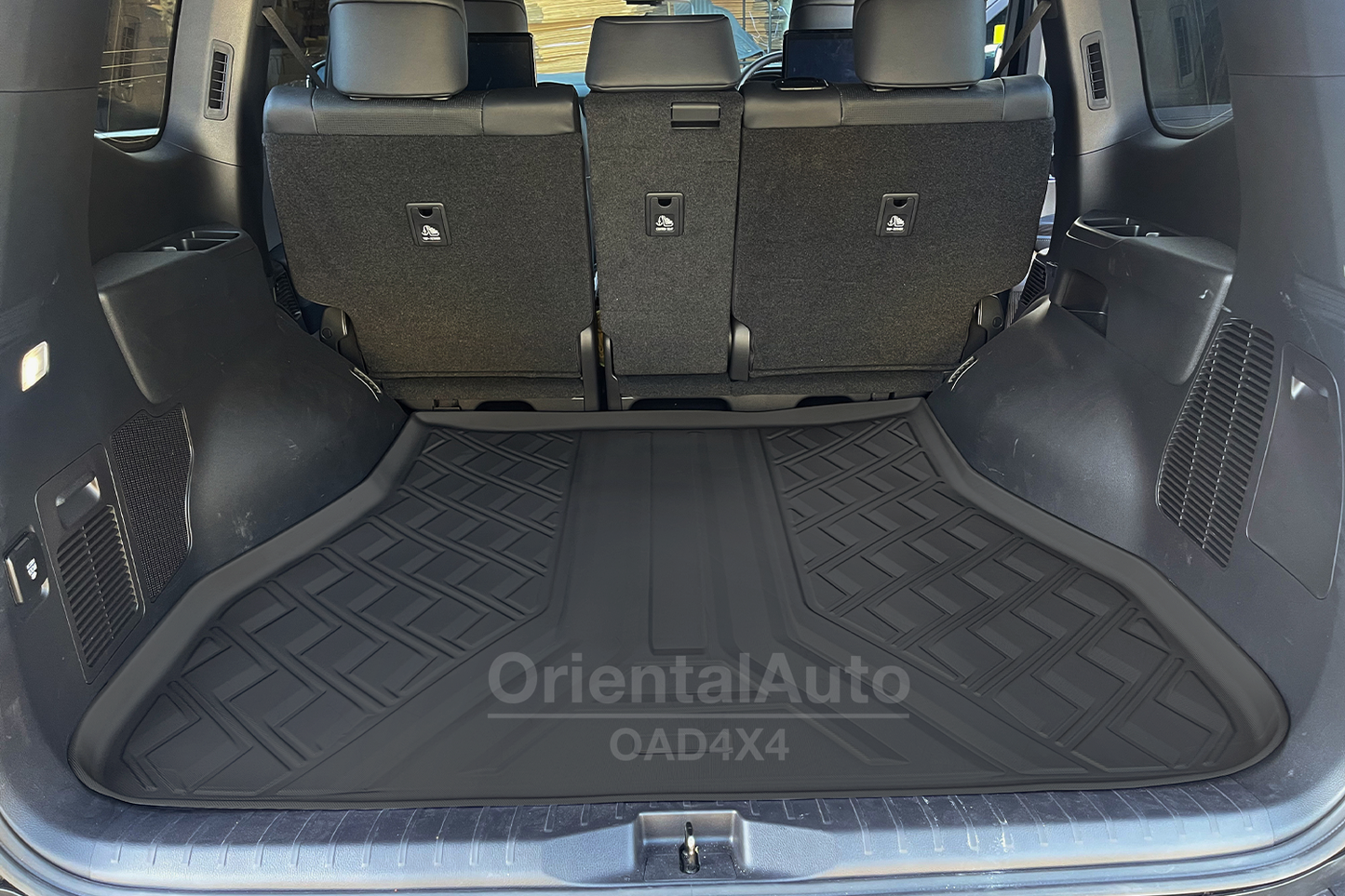 Injection Stainless Weathershields & 3D Cargo Mat for Lexus LX500d LX600 5 Seats 2021-Onwards Weather Shields Window Visor Boot Mat