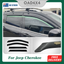 Premium Weathershields For Jeep Cherokee KL 2014-2019 Weather Shields Window Visor