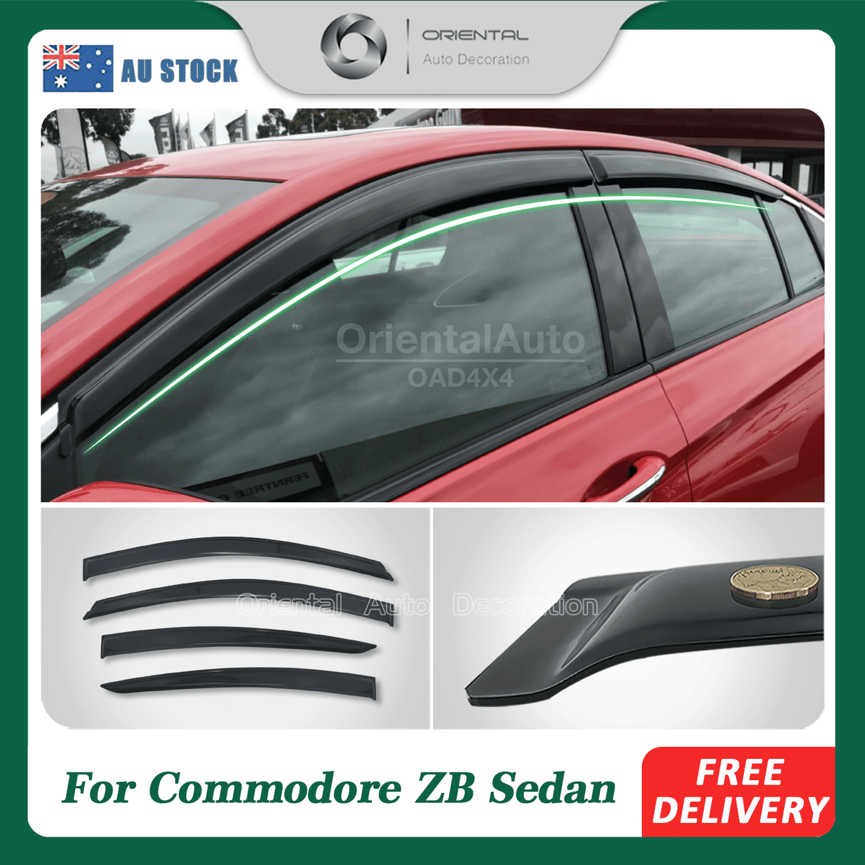 Weather Shields for Holden Commodore ZB Sedan 2017-2020